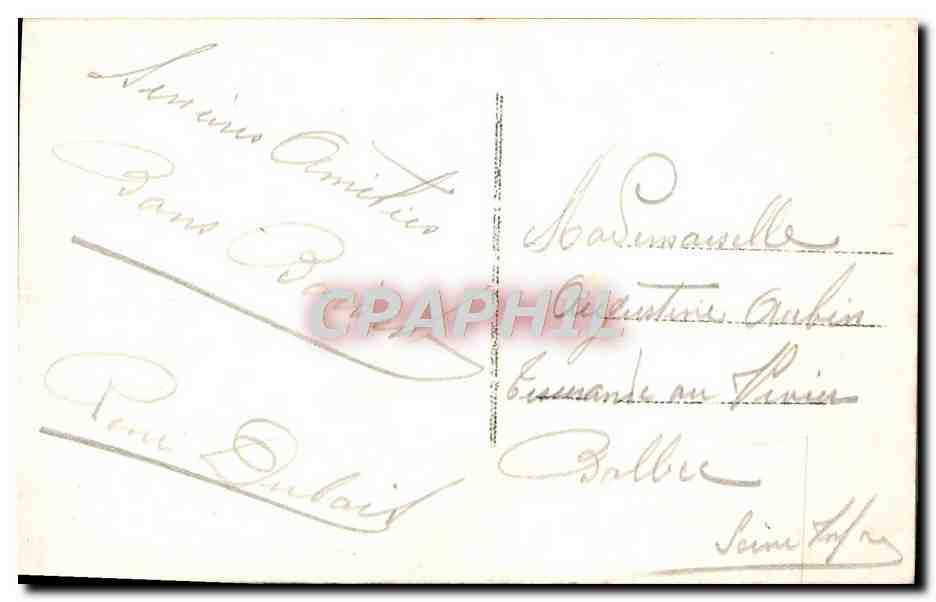 CPA Fantaisie Fleurs  — Verso