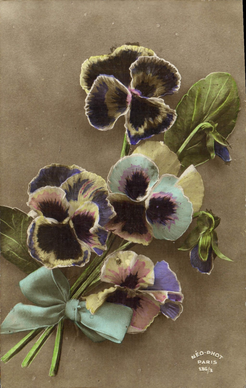 CPA Fantaisie Fleurs 
