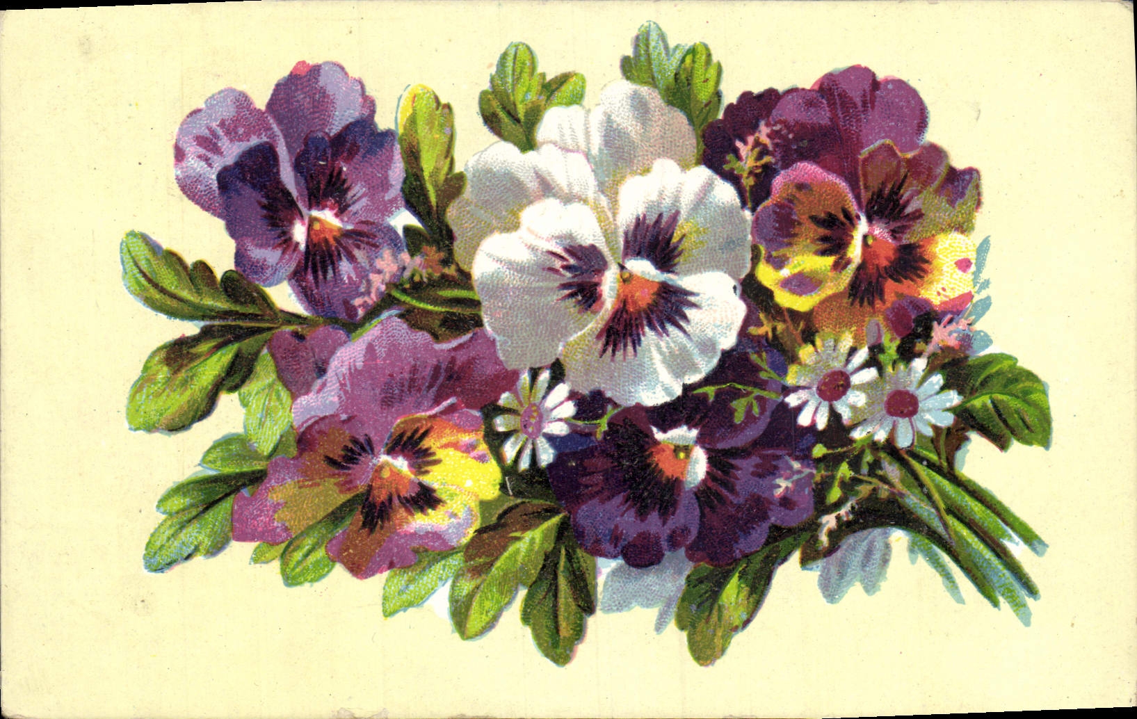 CPA Fantaisie Fleurs 