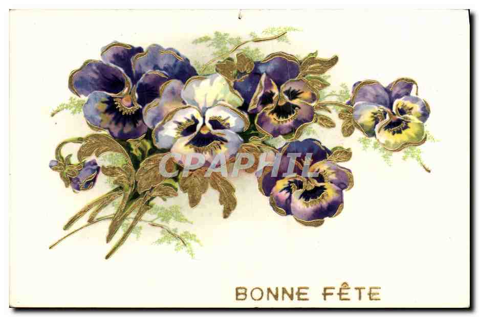 CPA Fantaisie Fleurs 