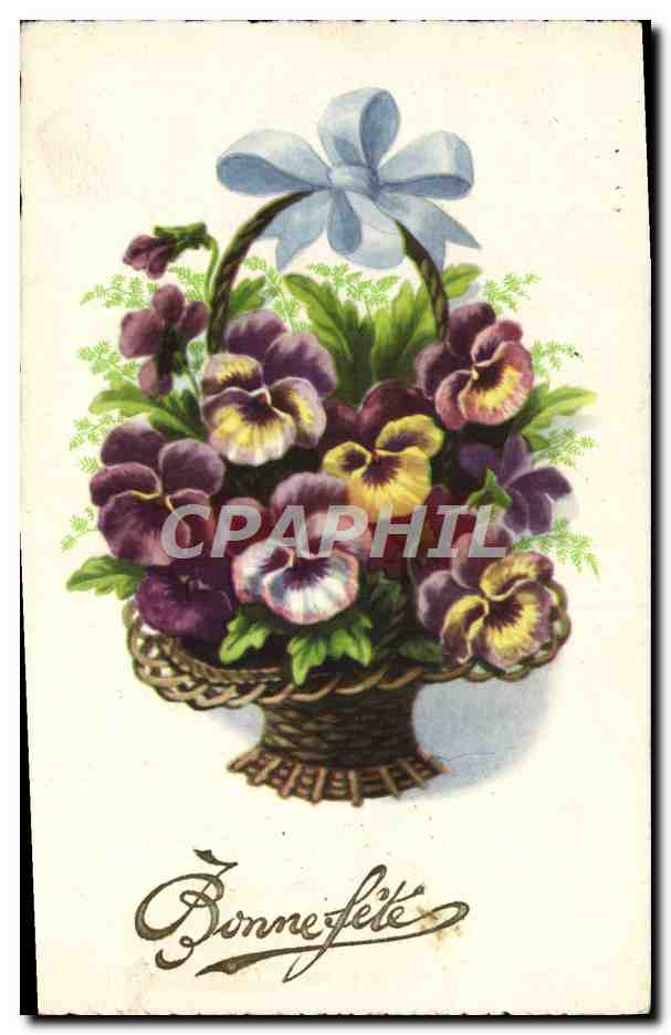CPA Fantaisie Fleurs 