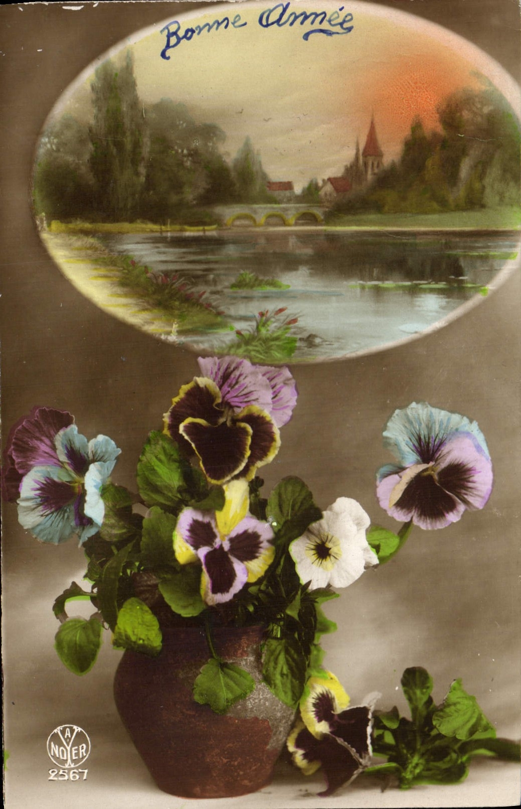 CPA Fantaisie Fleurs 