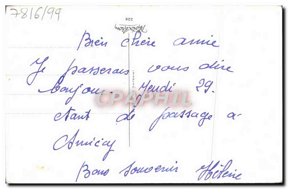 CPA Fantaisie Fleurs  — Verso