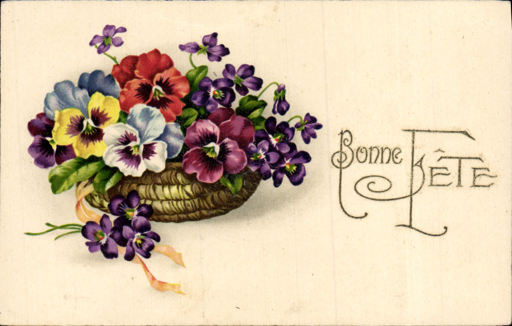 CPA Fantaisie Fleurs 