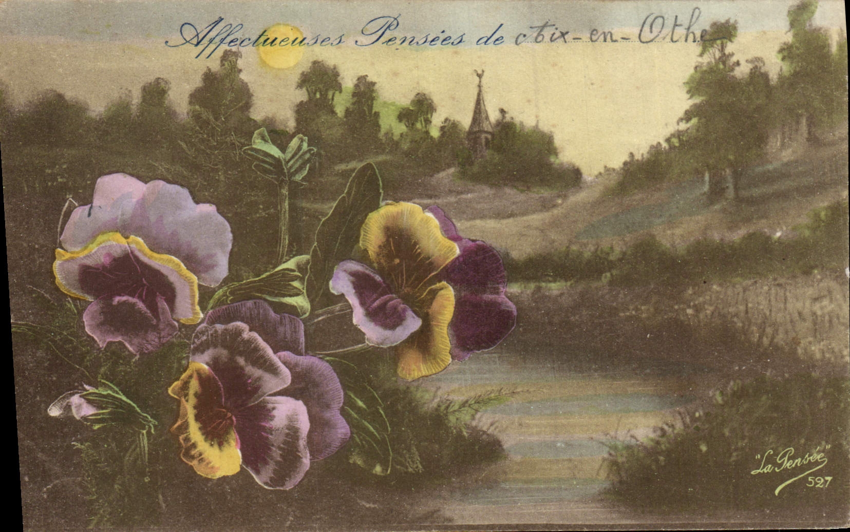 CPA Fantaisie Fleurs 