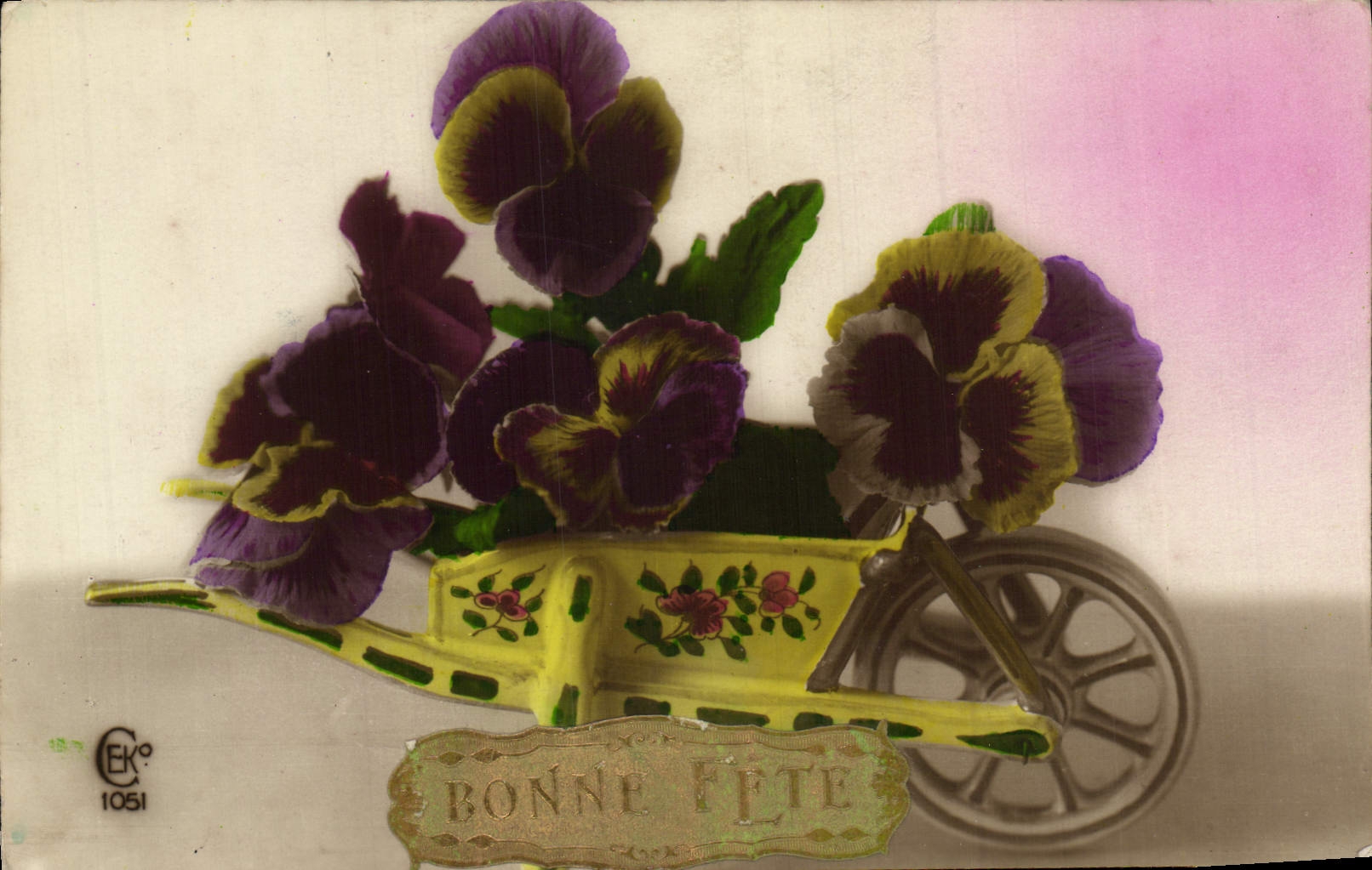 CPA Fantaisie Fleurs 