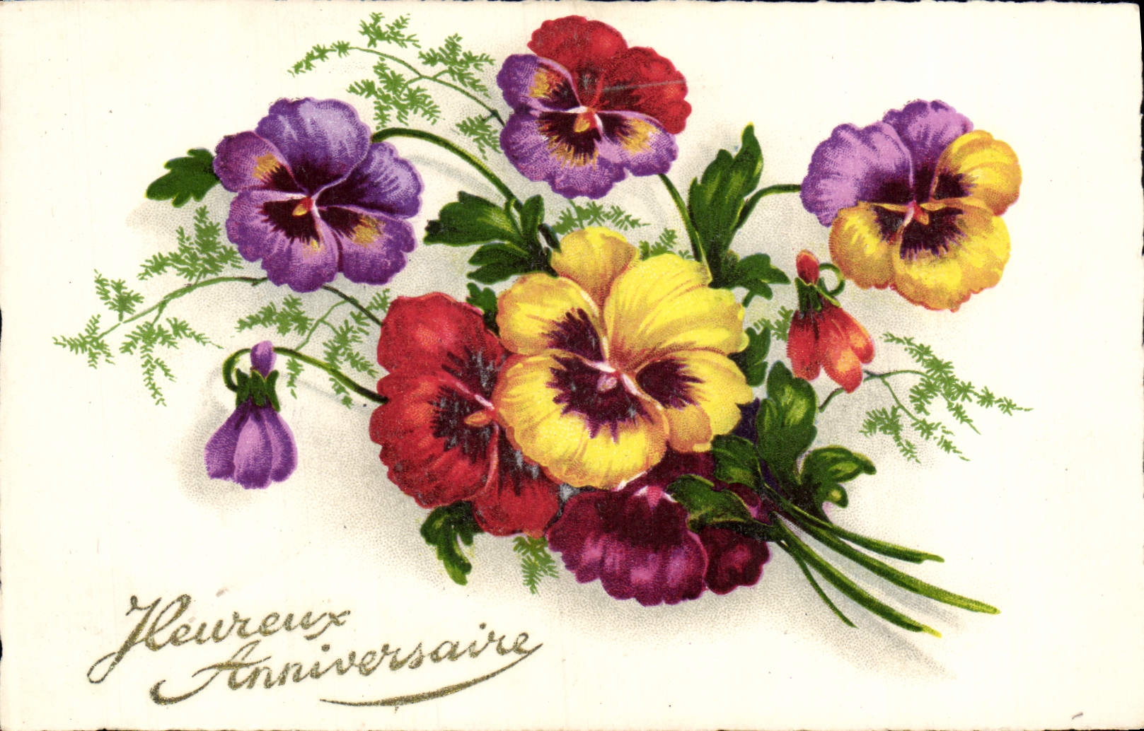 CPA Fantaisie Fleurs 