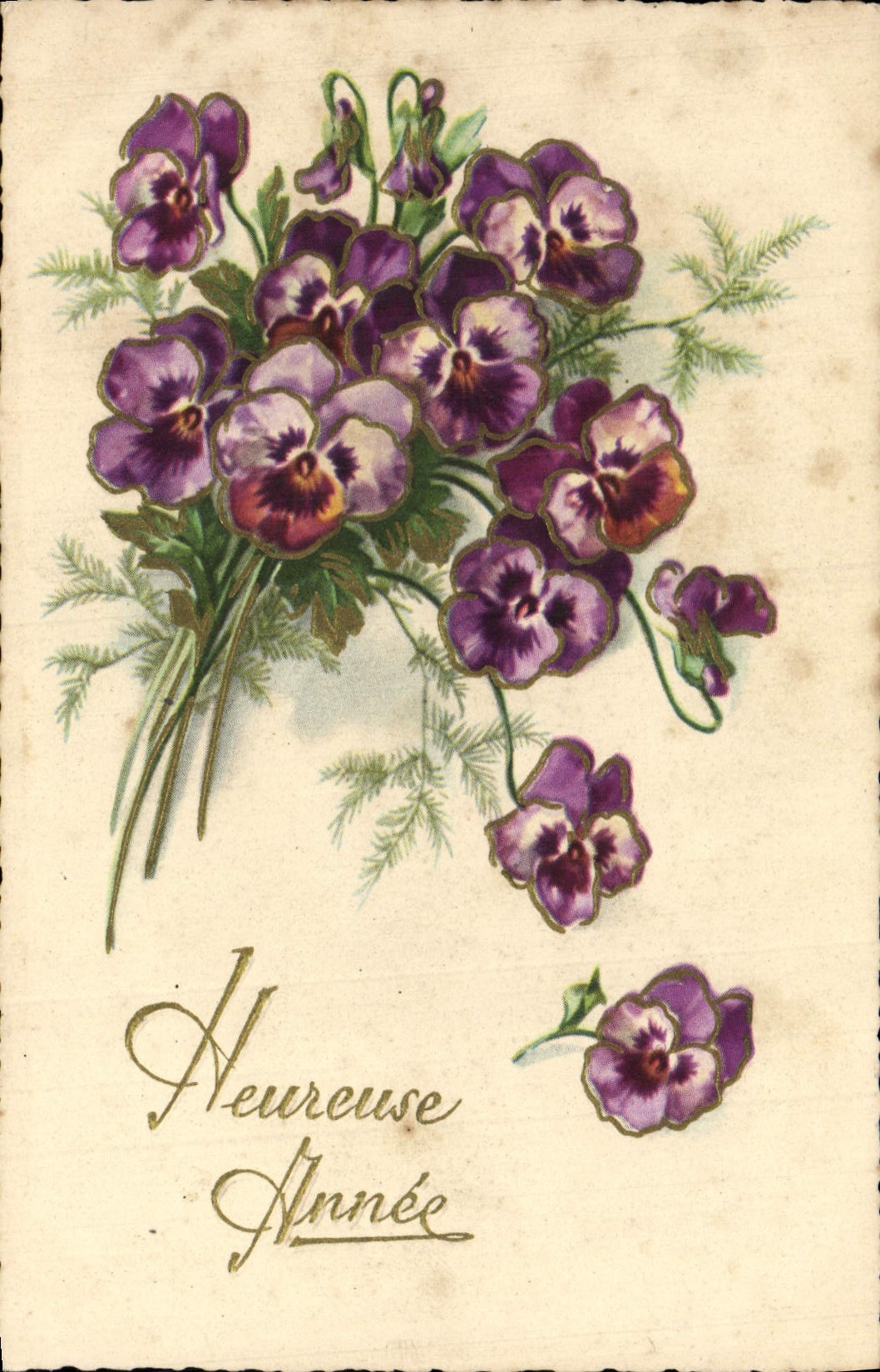 CPA Fantaisie Fleurs 