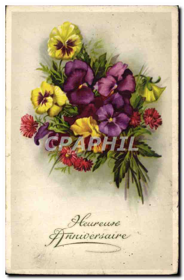 CPA Fantaisie Fleurs 