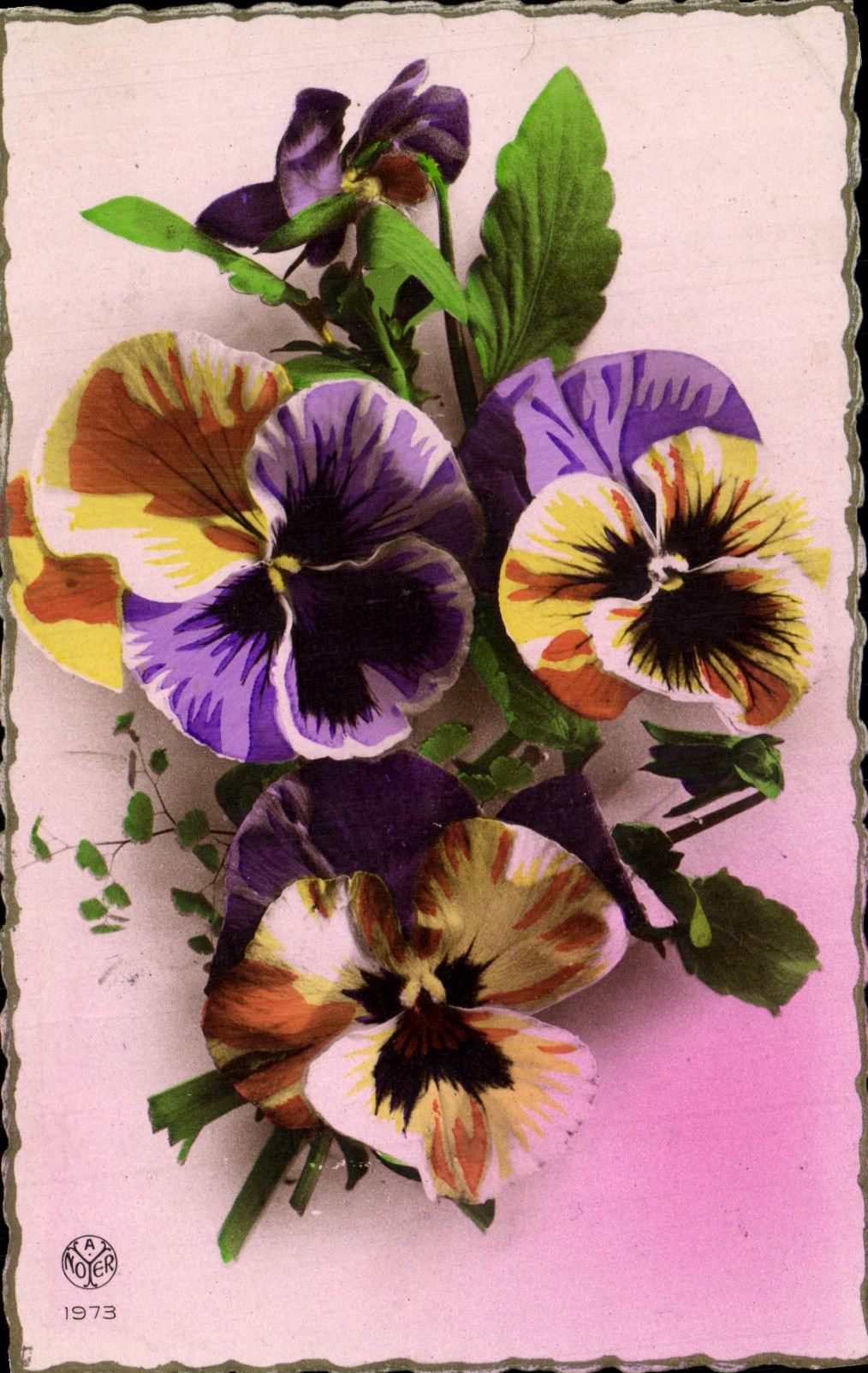 CPA Fantaisie Fleurs 