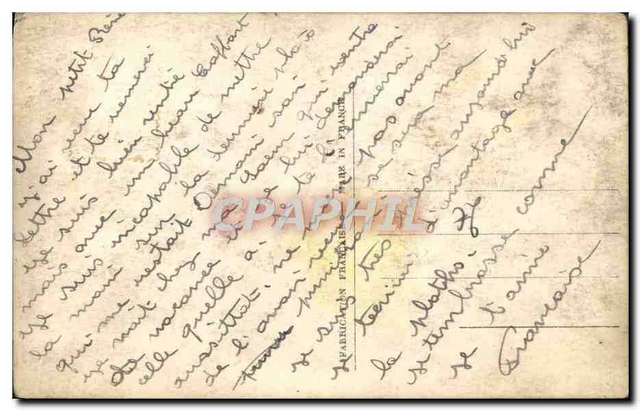 CPA Fantaisie Fleurs Femme Langage des feuilles — Rückseite