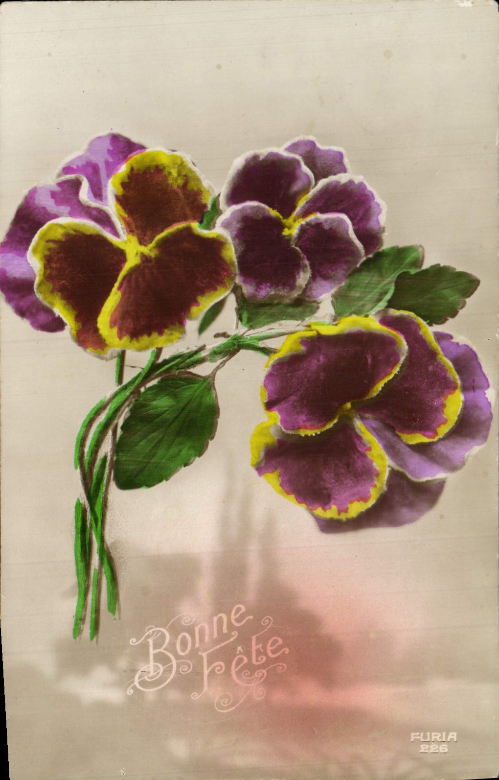 CPA Fantaisie Fleurs 