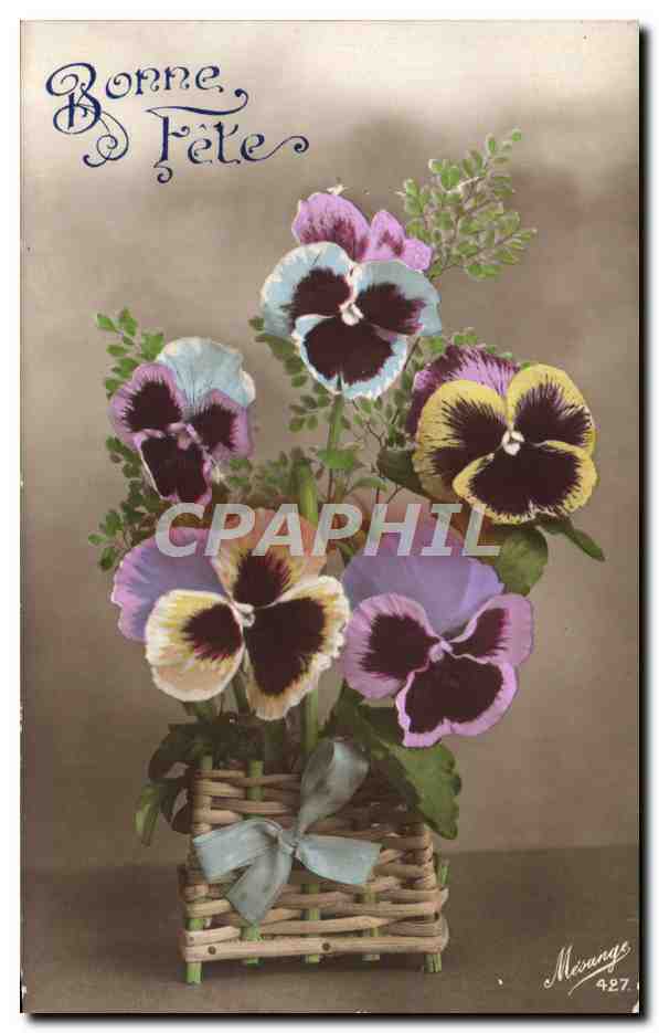 CPA Fantaisie Fleurs 