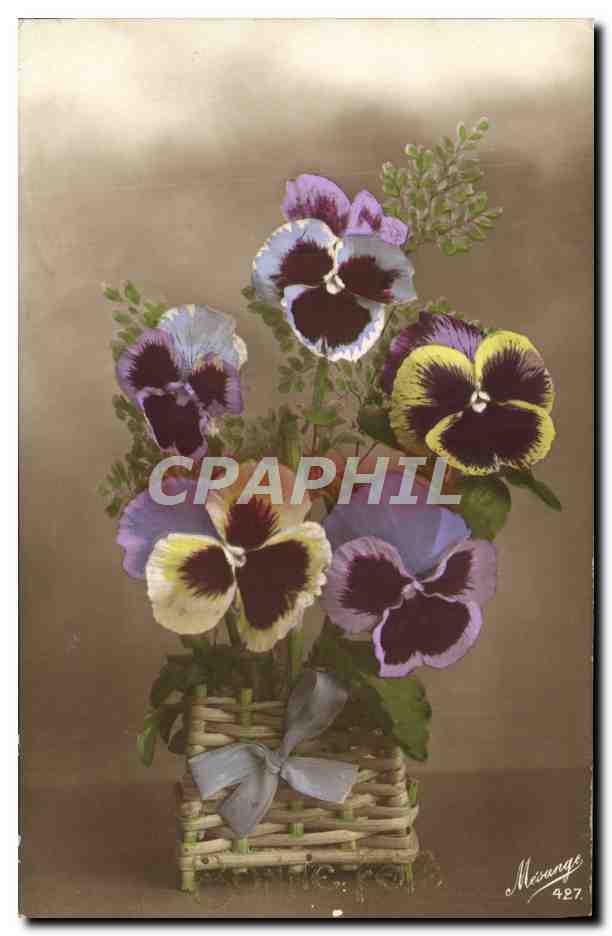 CPA Fantaisie Fleurs 