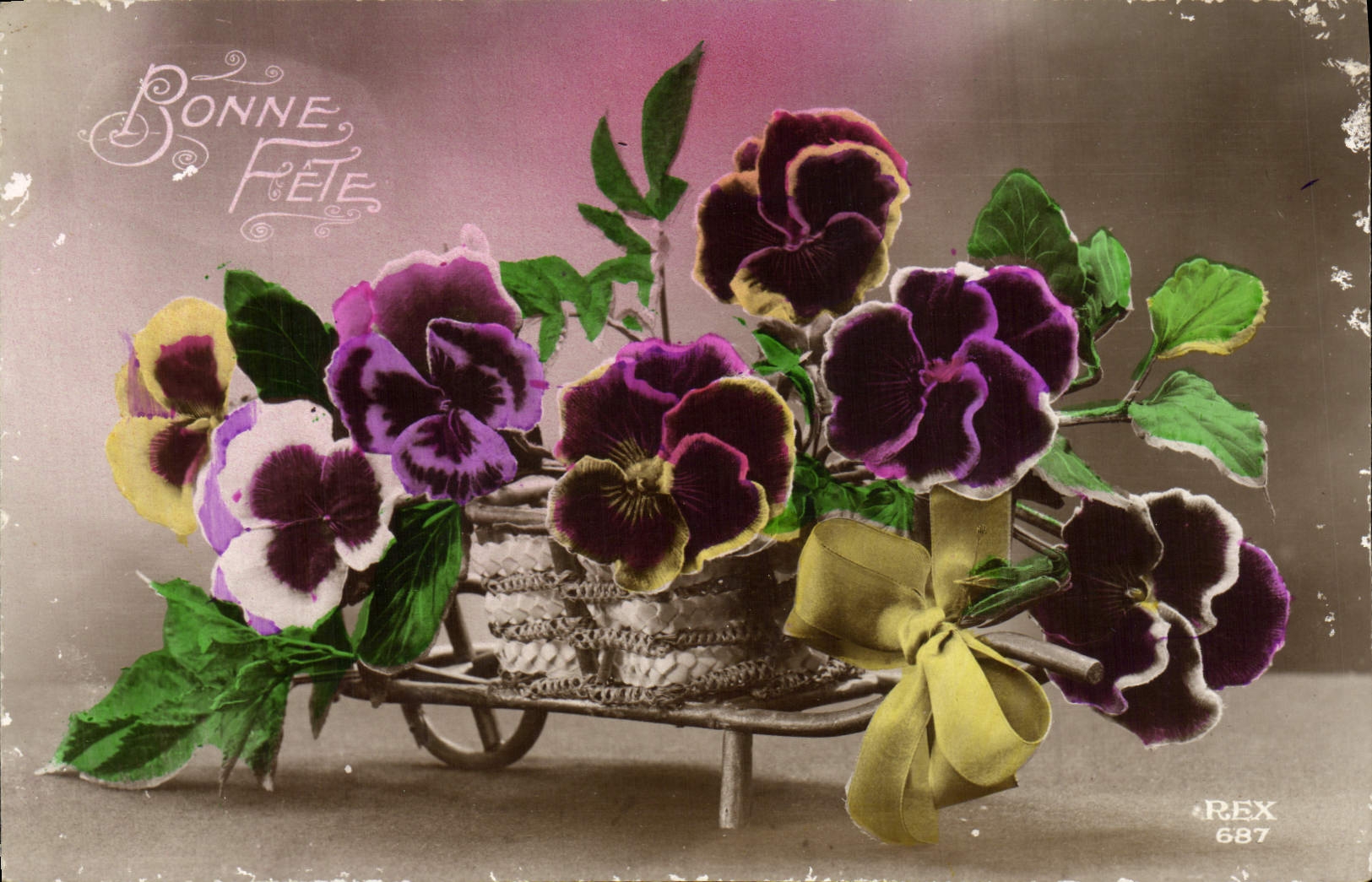 CPA Fantaisie Fleurs 
