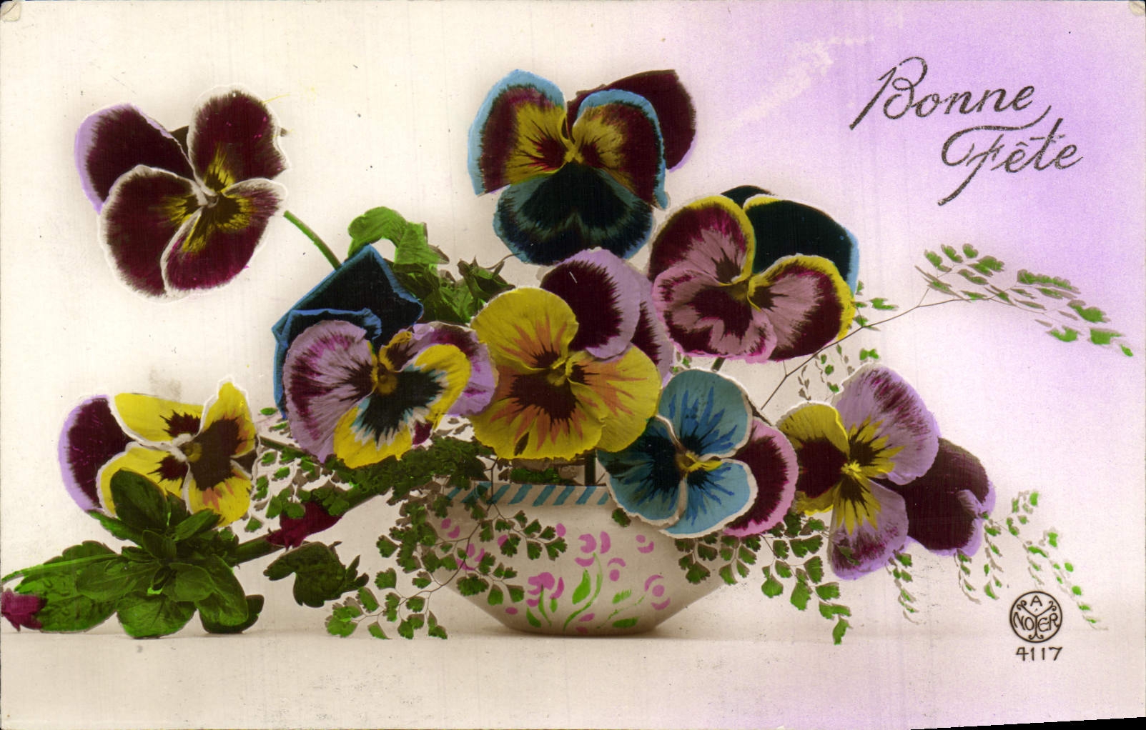 CPA Fantaisie Fleurs 