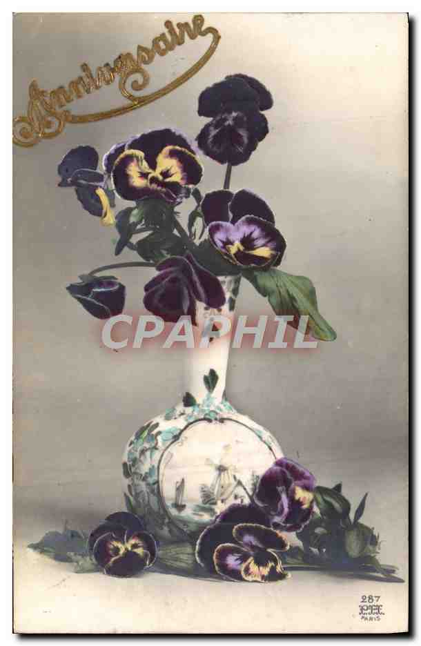 CPA Fantaisie Fleurs 