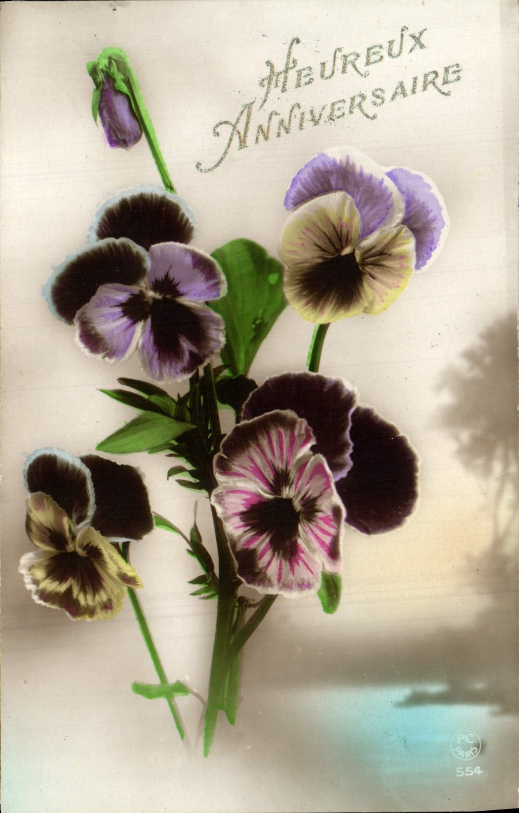 CPA Fantaisie Fleurs 