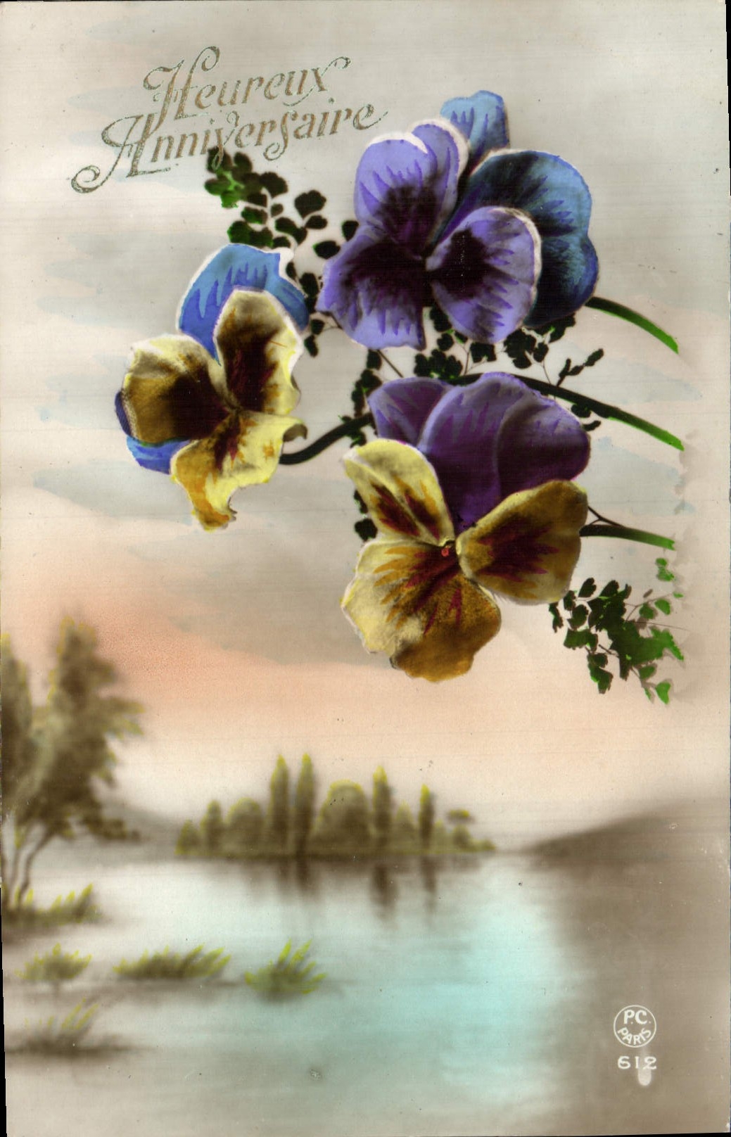 CPA Fantaisie Fleurs 