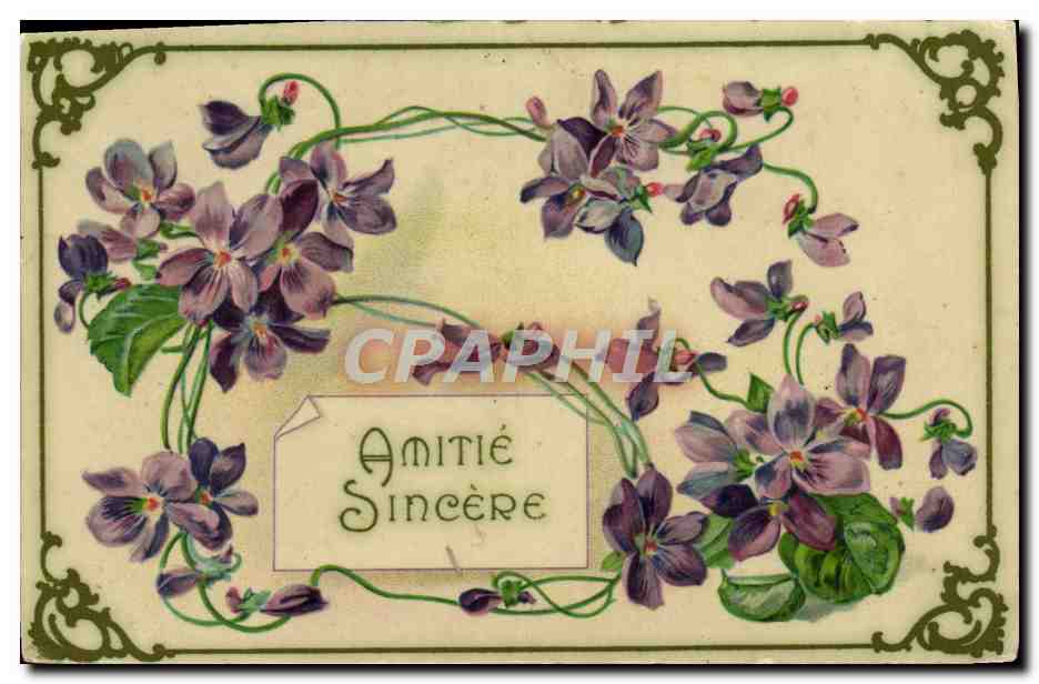 CPA Fantaisie Fleurs 