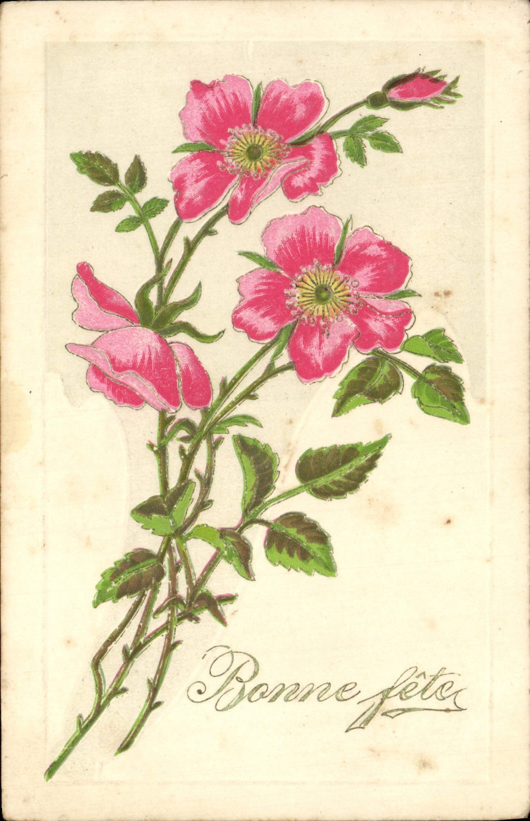 CPA Fantaisie Fleurs 