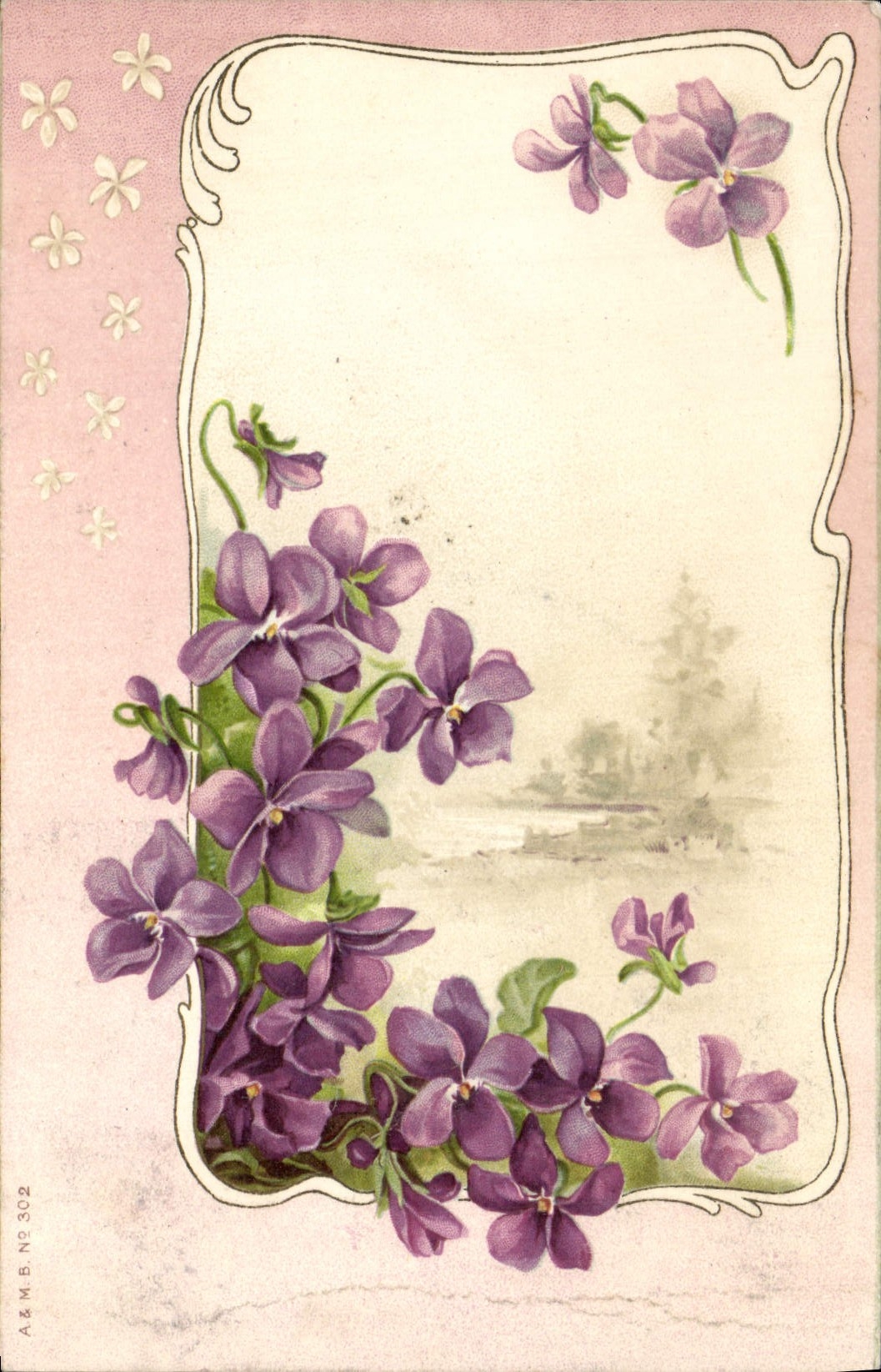 CPA Fantaisie Fleurs 