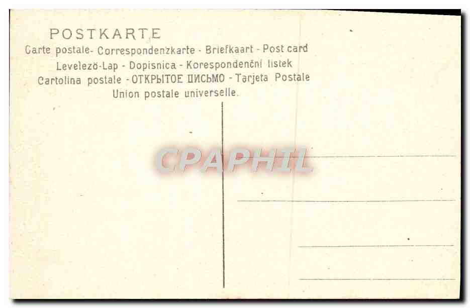 CPA Fantaisie Fleurs  — Rückseite