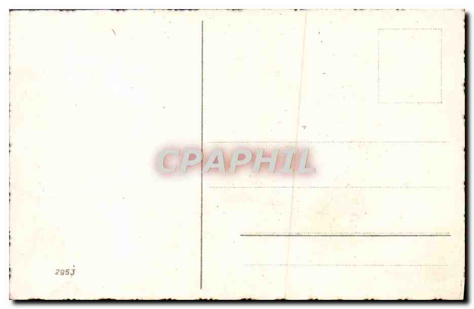 CPA Fantaisie Fleurs  — Verso