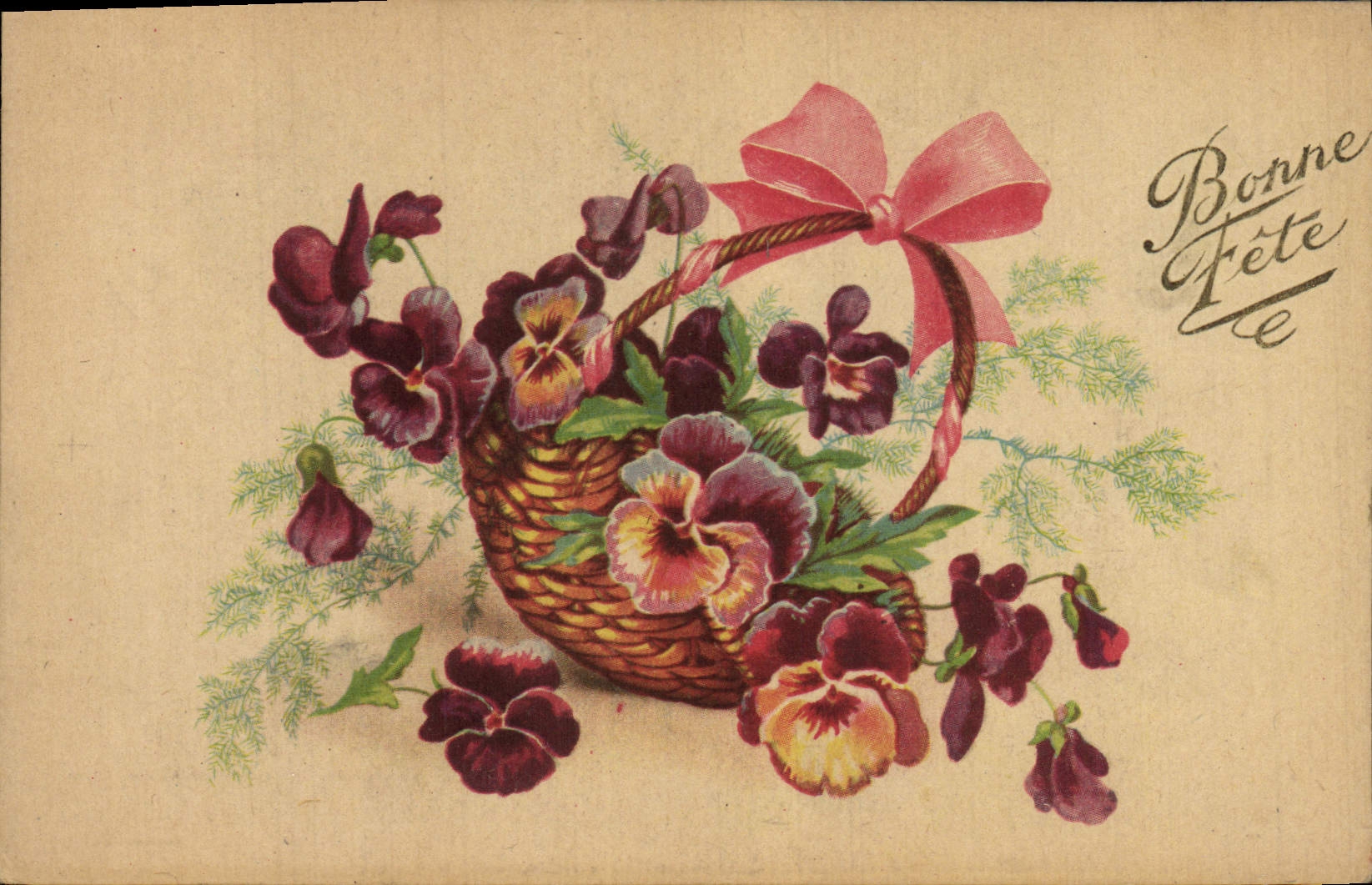 CPA Fantaisie Fleurs 