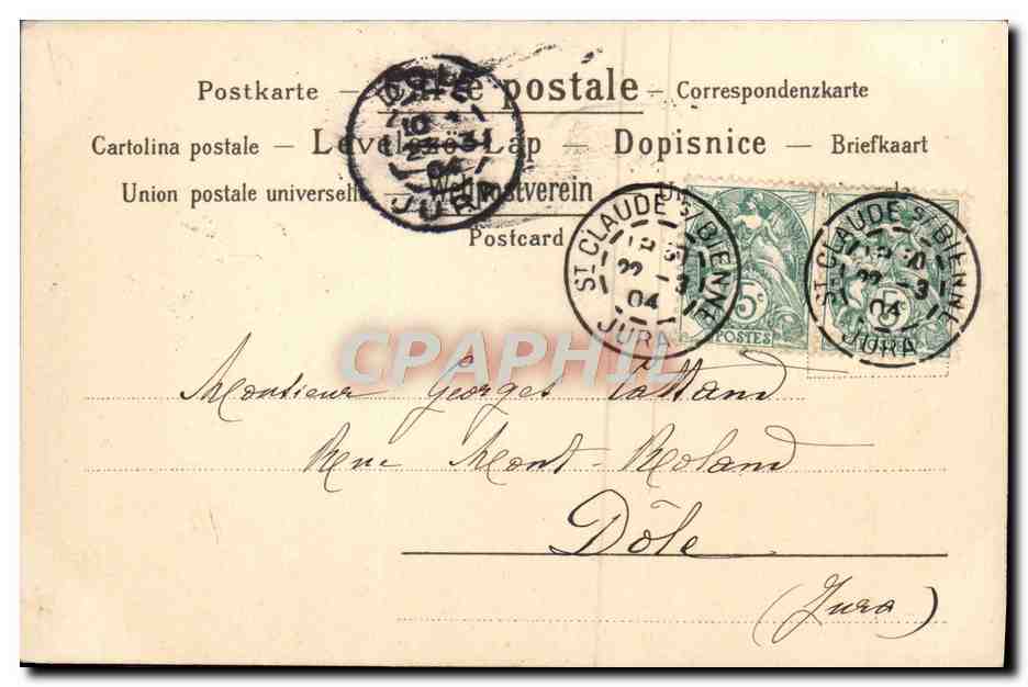 Fleurs de trèfle — illustration — éditeur inconnu — Rückseite
