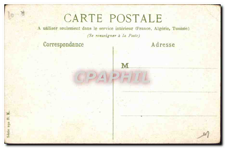 CPA Fantaisie Fleurs  — Verso
