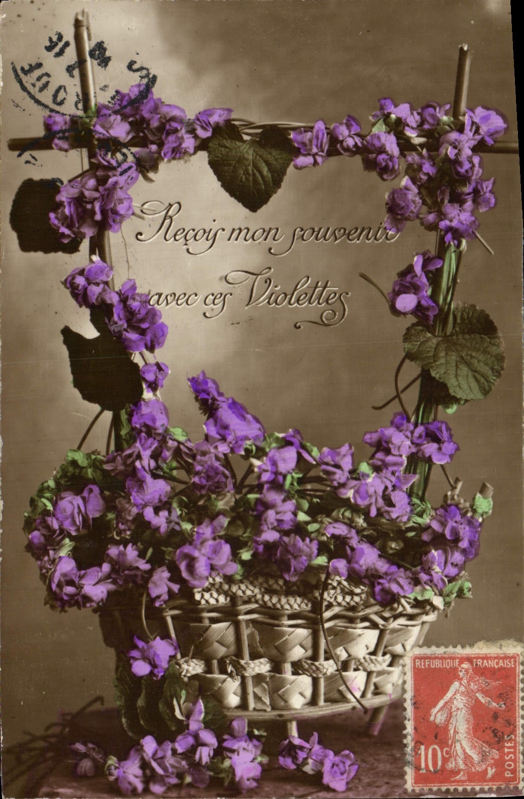 CPA Fantaisie Fleurs 
