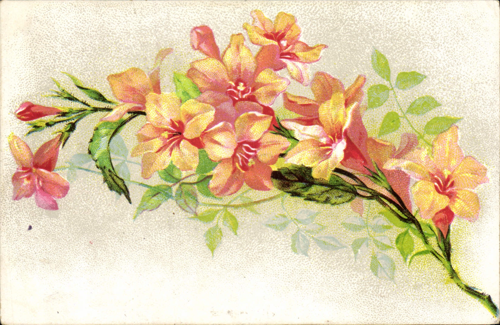 CPA Fantaisie Fleurs 