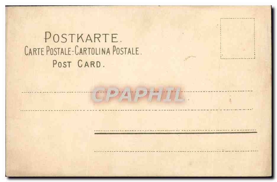 CPA Fantaisie Fleurs  — Rückseite
