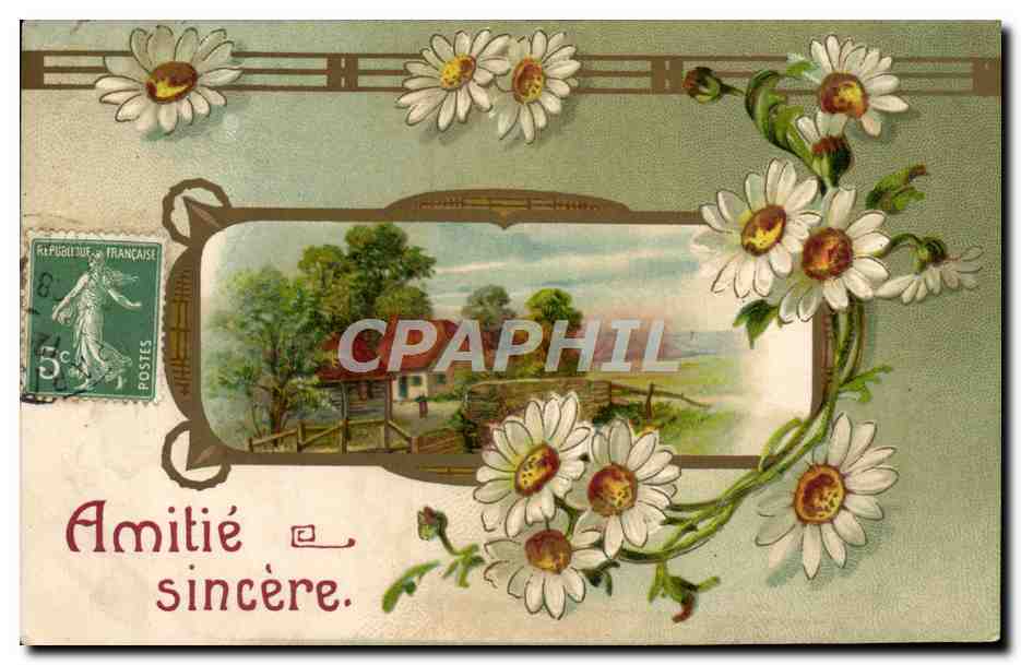CPA Fantaisie Fleurs 