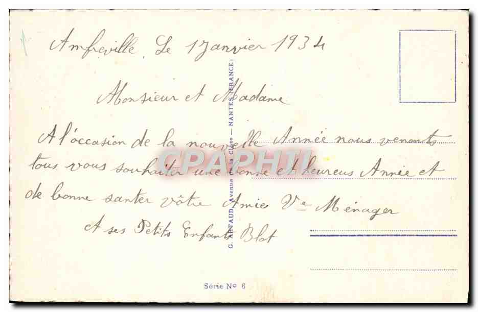 CPA Fantaisie Fleurs  — Verso