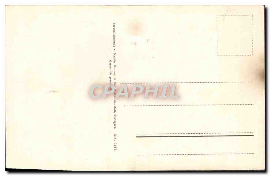 CPA Fantaisie Fleurs  — Verso