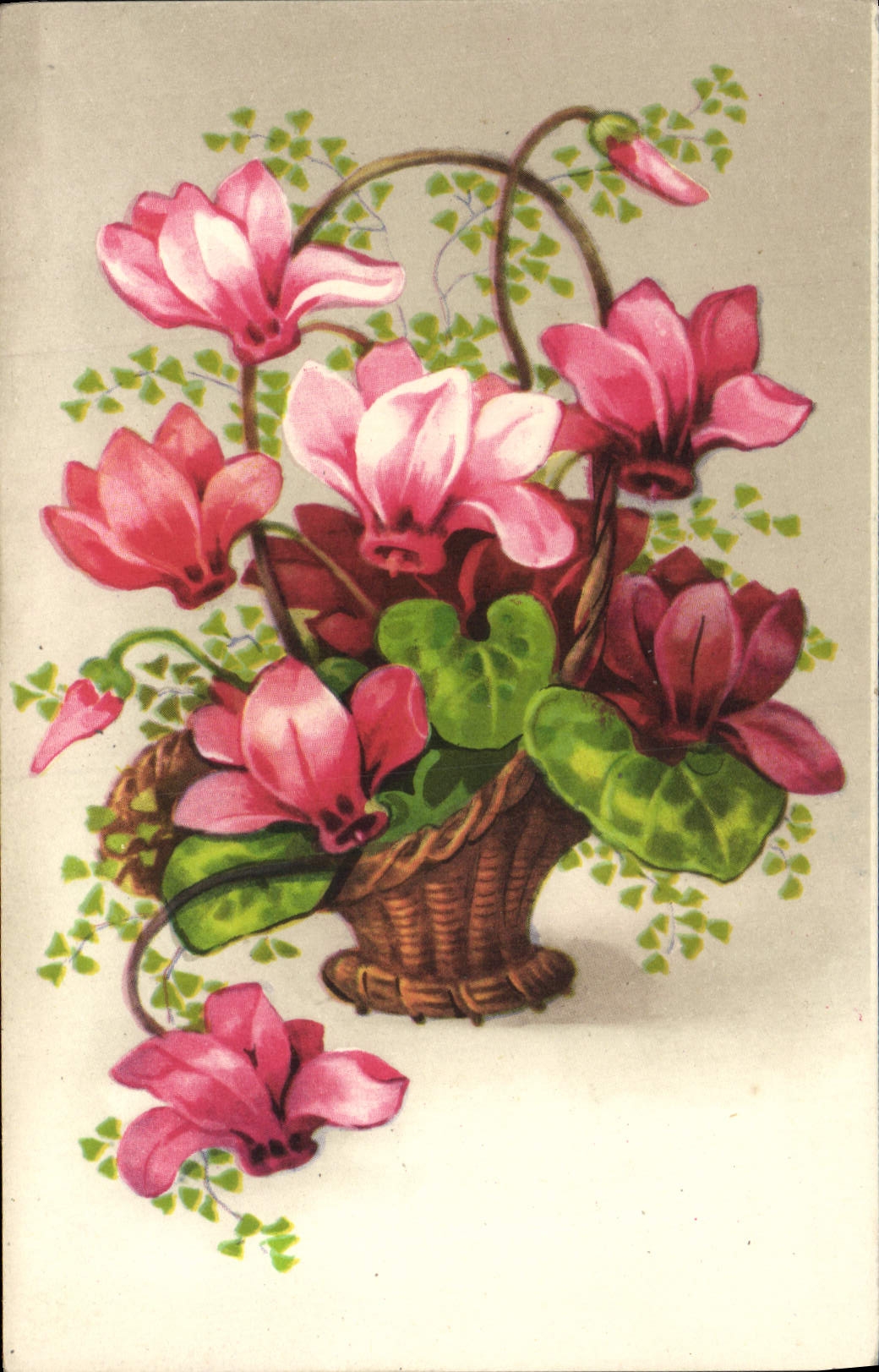 CPA Fantaisie Fleurs 