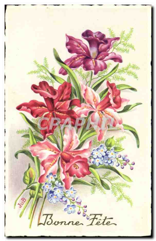 CPA Fantaisie Fleurs 