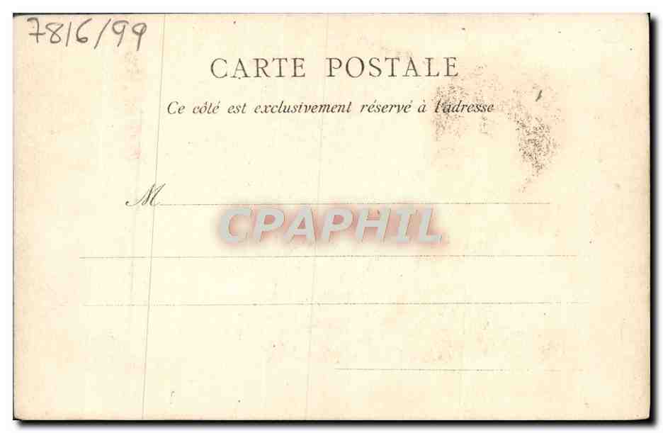 CPA Fantaisie Fleurs  — Verso