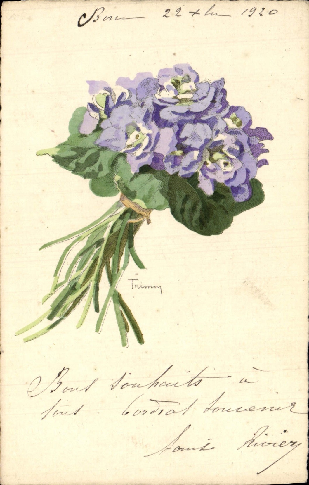 CPA Fantaisie Fleurs 