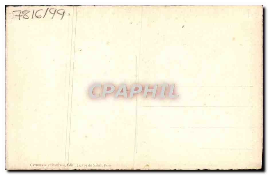 CPA Fantaisie Fleurs  — Rückseite