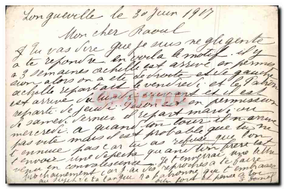 CPA Fantaisie Fleurs  — Verso