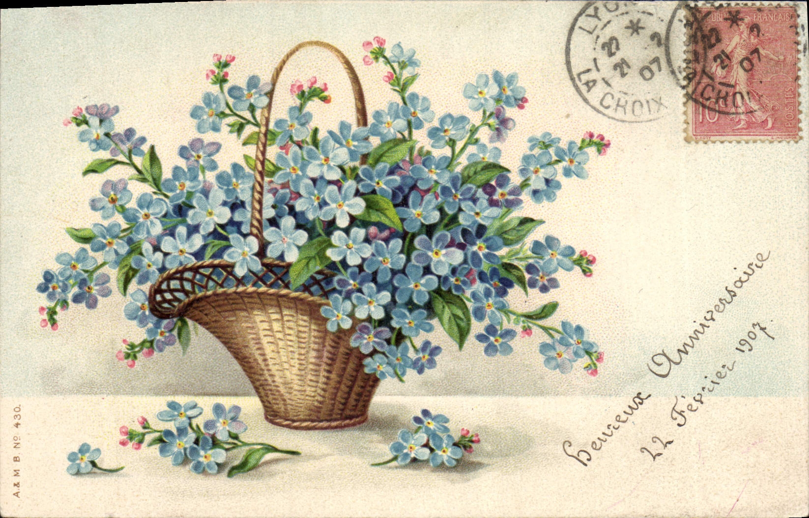 CPA Fantaisie Fleurs 