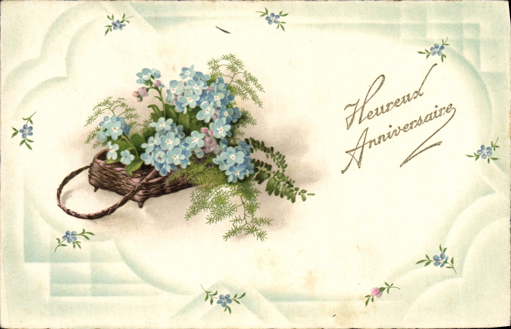 CPA Fantaisie Fleurs 
