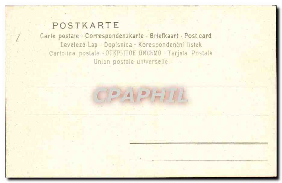 CPA Fantaisie Fleurs  — Verso
