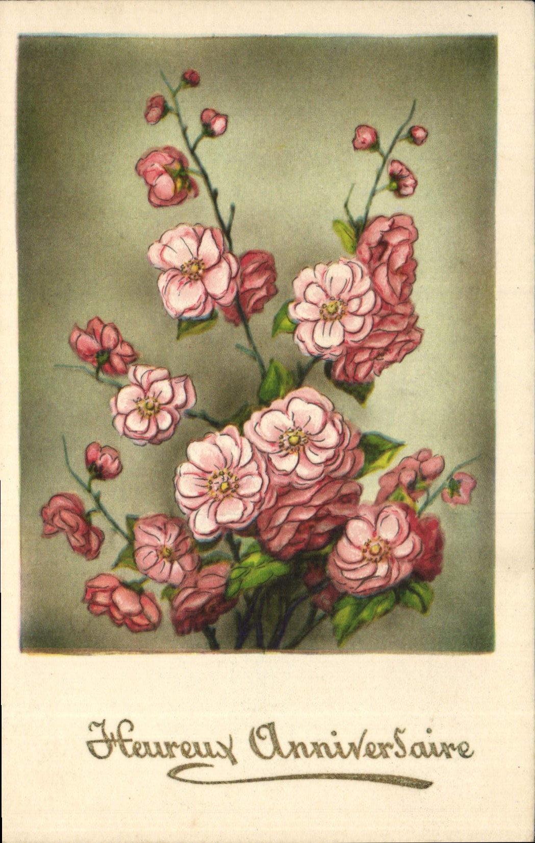CPA Fantaisie Fleurs 