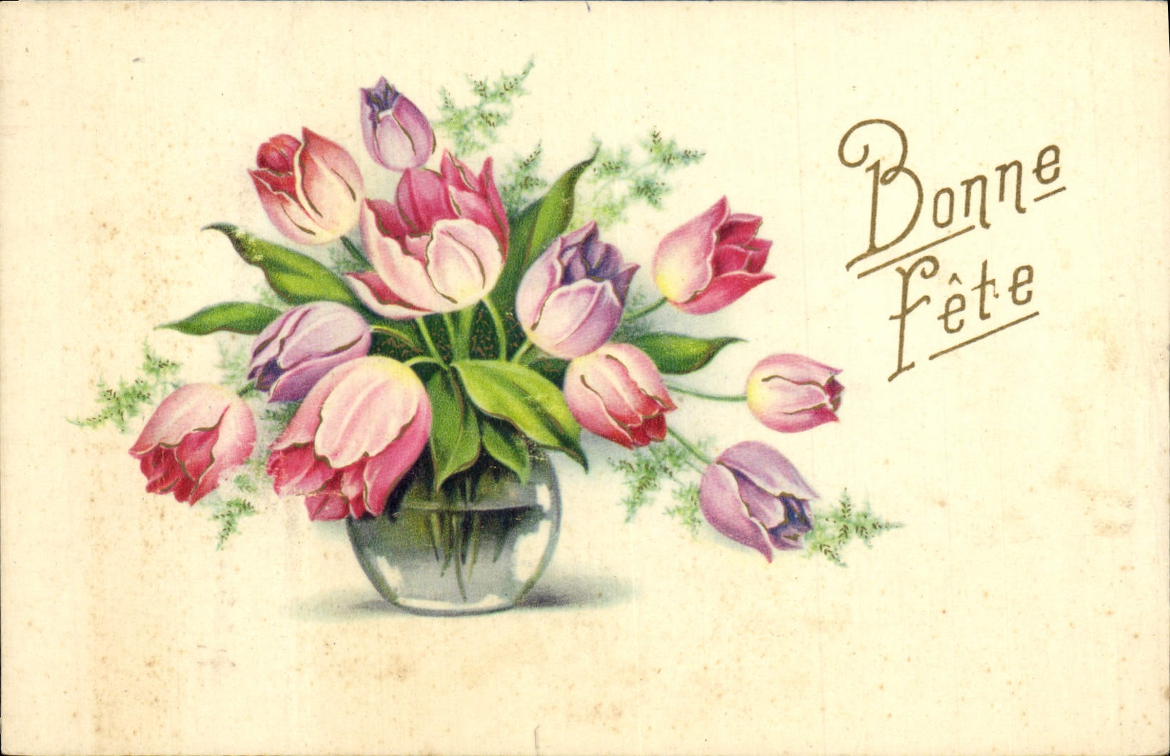 CPA Fantaisie Fleurs 