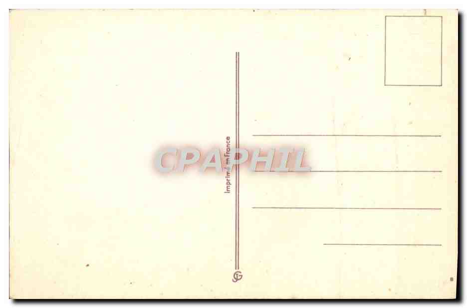 CPA Fantaisie Fleurs  — Rückseite