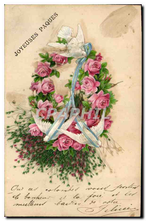 CPA Fantaisie Fleurs 